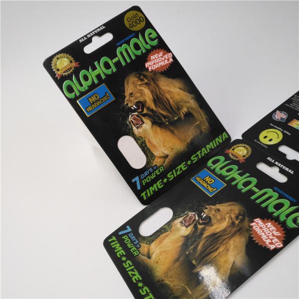 CMYK Color Customized Plastic Pill Paper Packaging Card