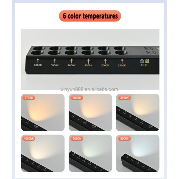 Multifunctional Two-in-one Portable Color Temperature Stick Color Rendering Index Stick 6 Color Temperature Demonstration Tools