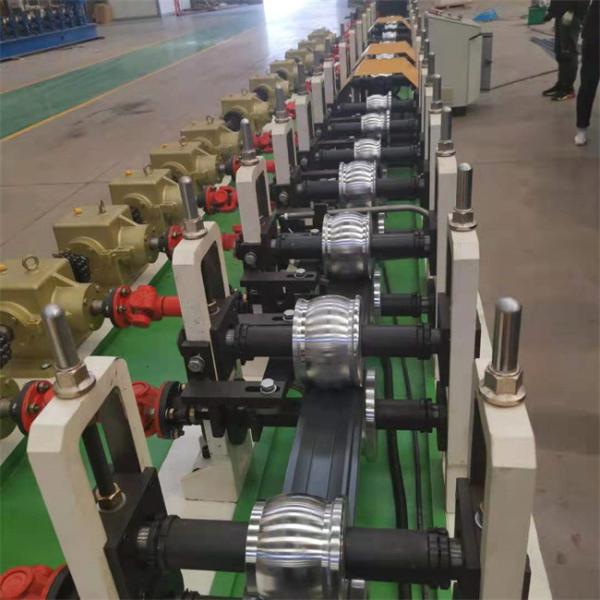 7.5kw Shutter Door Roll Forming Machine PU Roller Shutter Door Making Machine