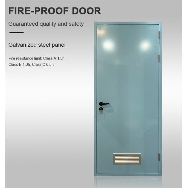 Modern Designed Stainless Steel Door Finished Surface Side Opening for Industrial Workshop Application Factory Supply From China
