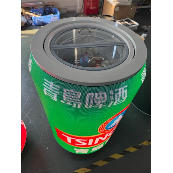 Creative P1.86mm Indoor GOB Soda Can LED Display With Fridge Keeping Drinks Cold While Lighting Up Your Space