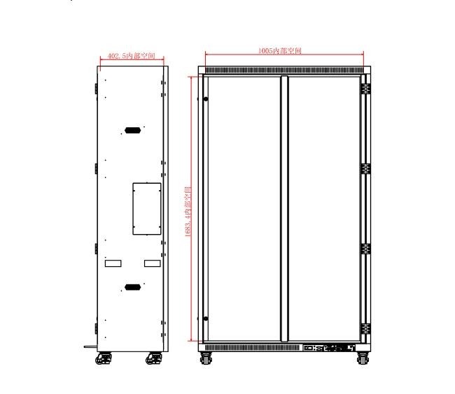 75 Inch Transparent Screen Display Cabinet Blending Products with Digital Visual Layers