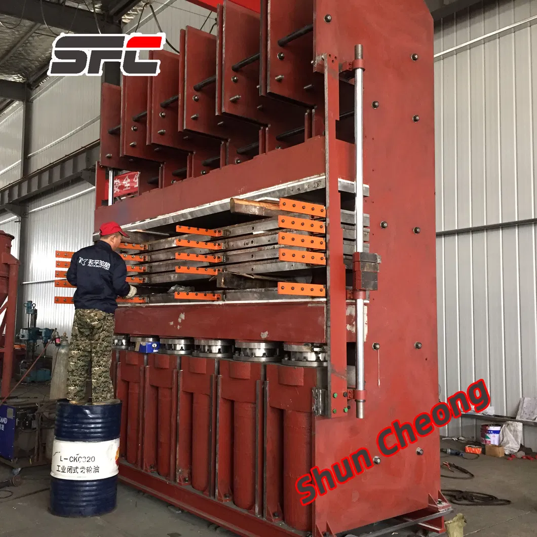 High-Efficiency 5-Working-Layer Tire Tread Vulcanizing Press with Automatic Hydraulic System
