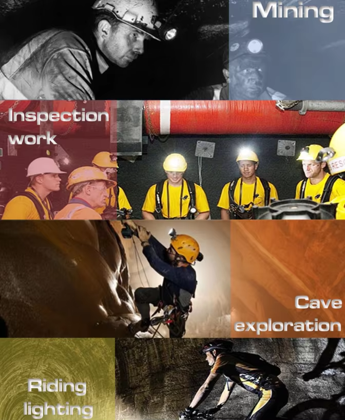 Explosion Proof LED Mining Lamp with Customizable Bezel Ring and Intelligent Charging Protection for Underground Tunnels
