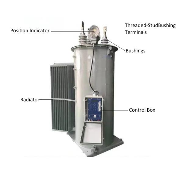 High Voltage Single Phase Automatic Voltage Regulator Pole Mounted Oil Immersed 13.8KV