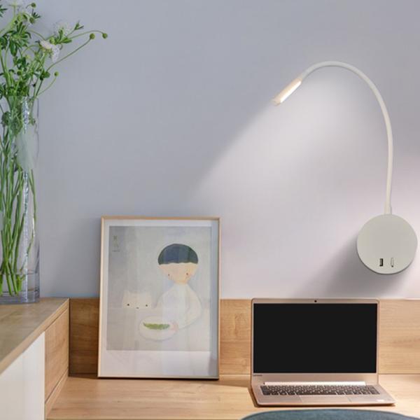 led wall lights switch light lighting for room bedside Study room night flexible wall light (WH-OR-130)