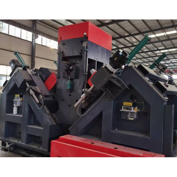 Model JNC2532 Cnc Angle Steel Drilling Marking Processing Line With Feed Channel
