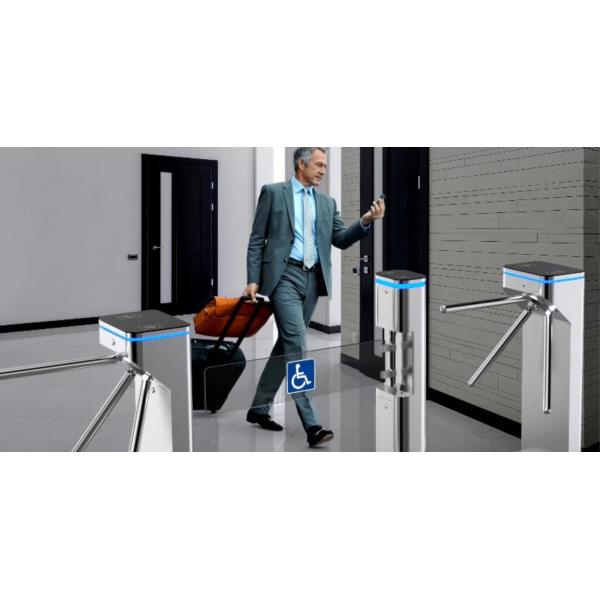 Access Control Automatic Tripod Turnstile And Access Gate Entrance Security System
