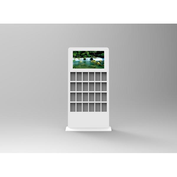 Touch Screen Kiosk Android 7.1 Vertical Multimedia 55in Magazine Holder