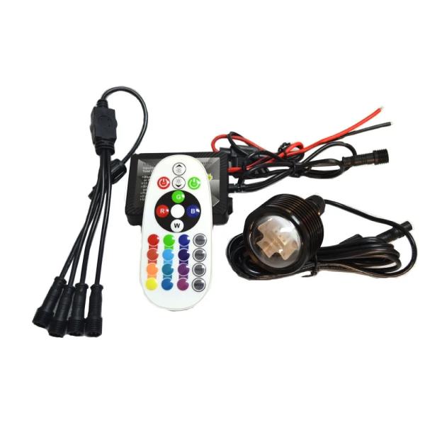 IP68 27W Boat Drain Plug Light COB Drain Plug Underwater Light