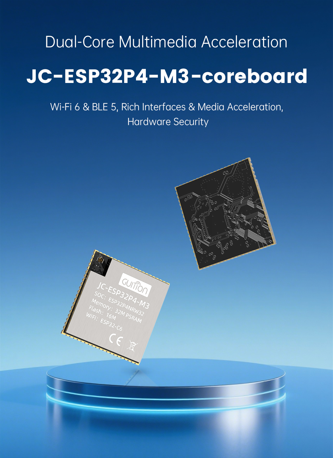 JC-ESP32P4-M3-C6 ESP32-P4 Core Development Board | Ideal for High Performance MCU Evaluation and Application