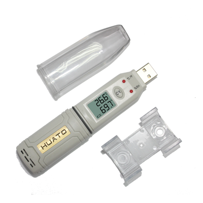 High Precision USB Temperature Data Logger Fireproof Plastic Material