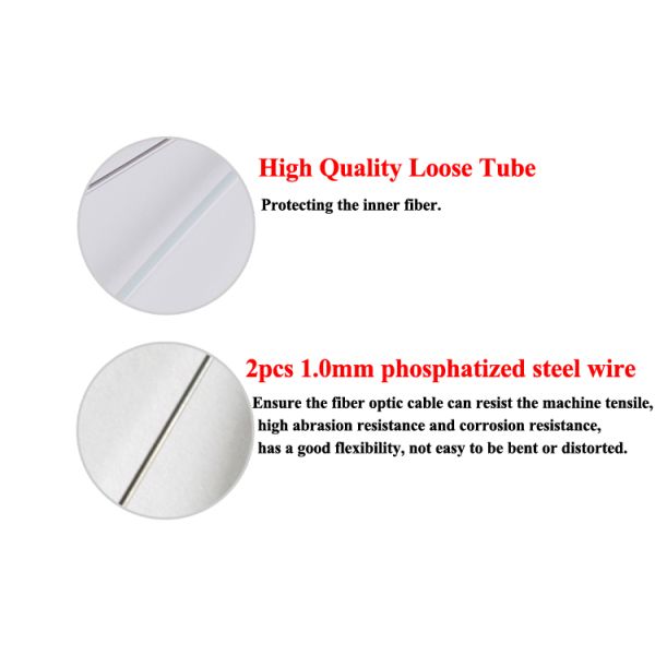 Single Mode Multi Mode Armoured GYXTW G657A G652D Fiber Optic Cable