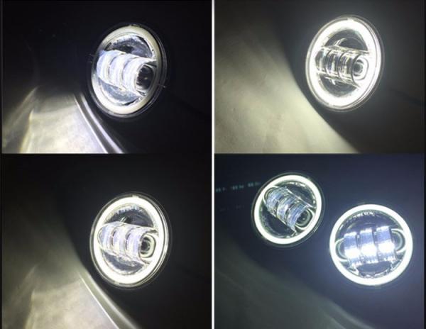 4 inch Jeep Fog Light With Day Running Light ,30Watt led car headlight with White Halo Ring CREE LED Chip for Jeep