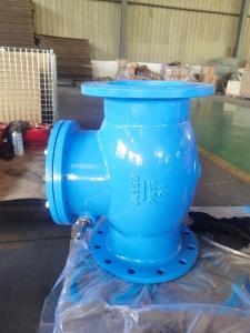 Quality Swing Cast Iron Check Valve With Damper Metal Seat DIN3356 for sale