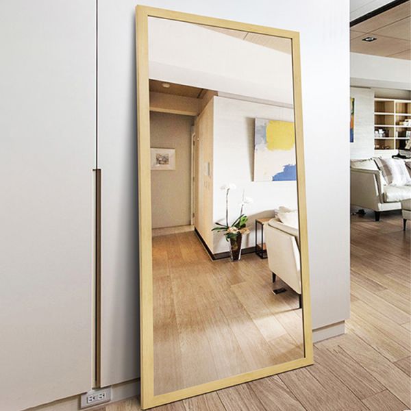PS Frame Farmhouse Style Floor Mirror Full Length Decorative Mirror Rectangle