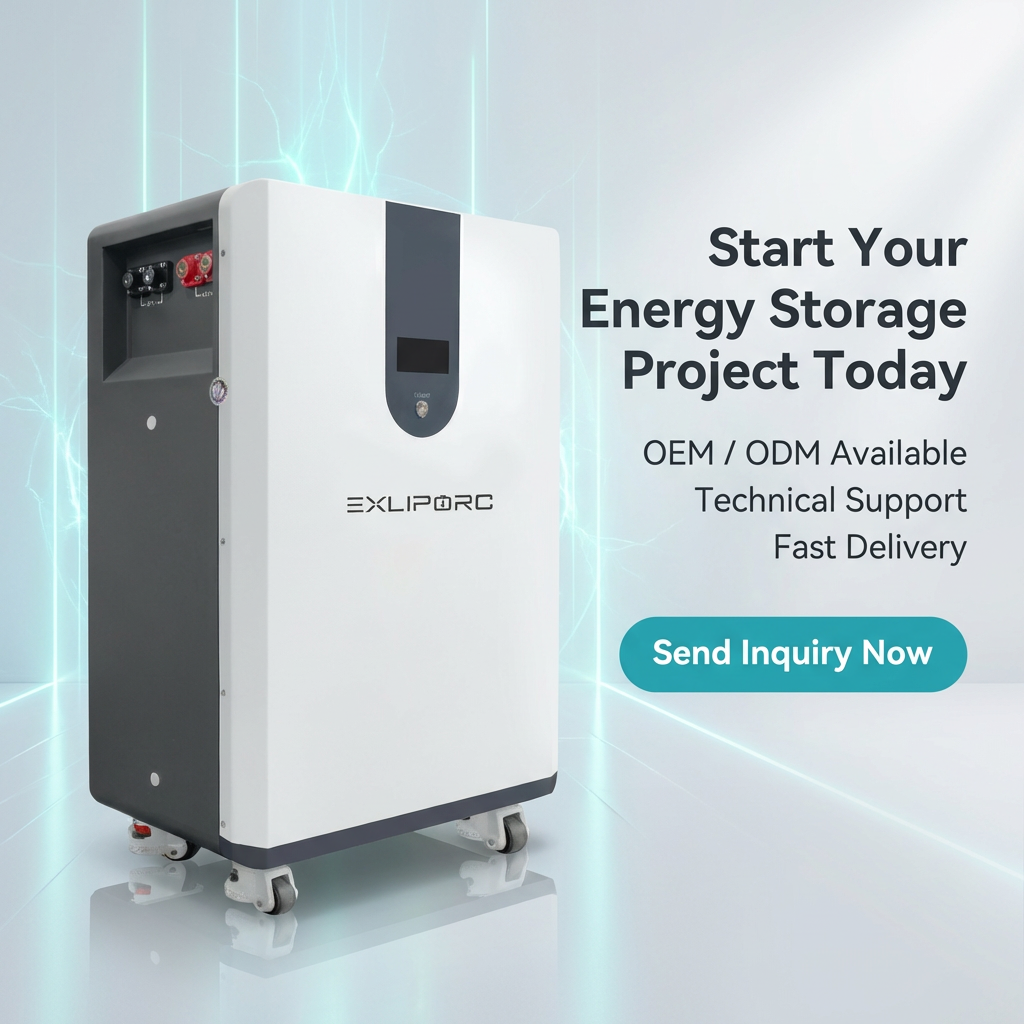 50kWh 980Ah Split Stackable LiFePO4 Battery with Intelligent BMS for Residential and Commercial Energy Storage System