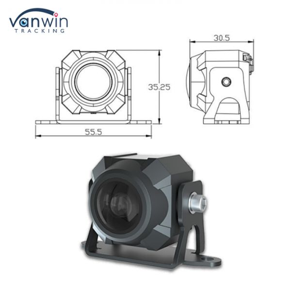 Waterproof IP68 Auto-Heating Defogging Car Camera for Harse environment