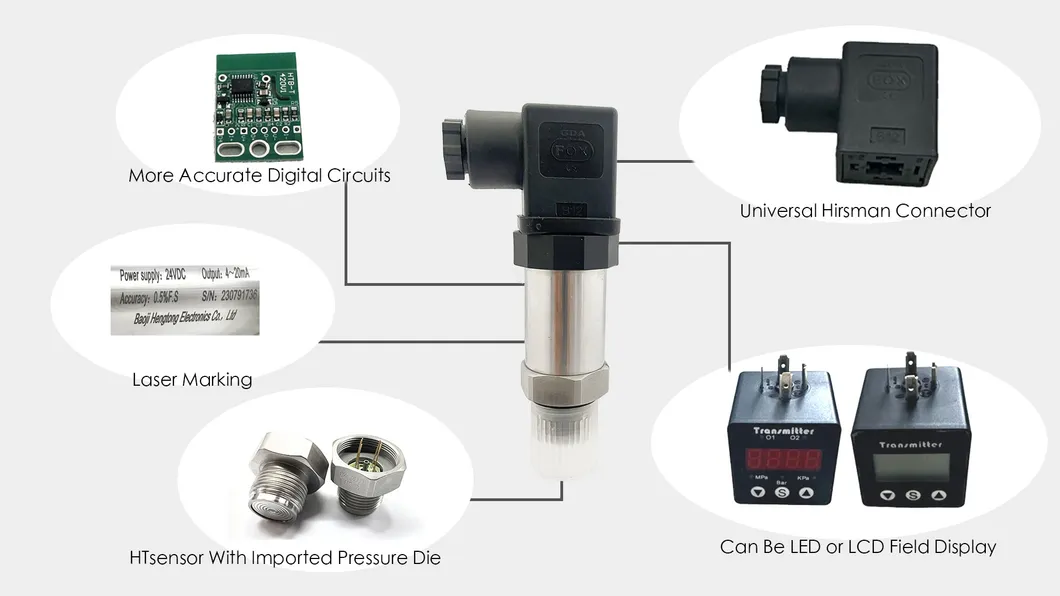 Flat Film Hygienic Pressure Transmitter Sensor