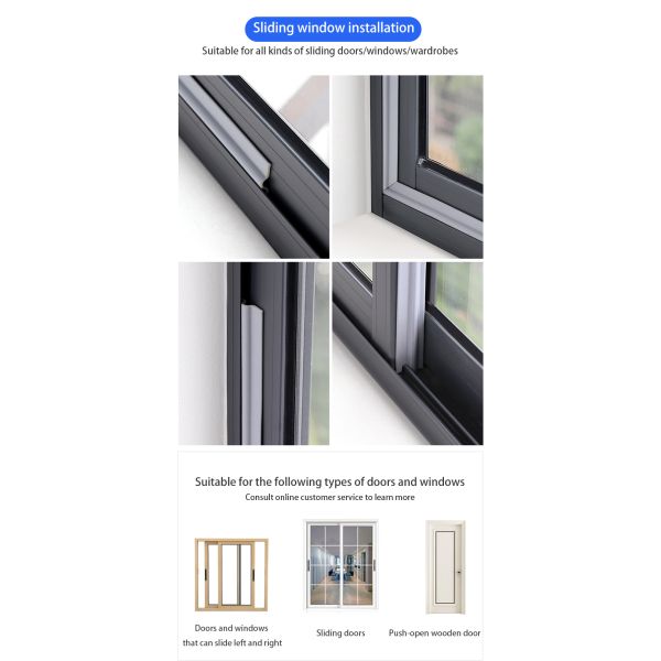 E Shape I Shape V Shape Polypropylene Sponge Door Seal Strip