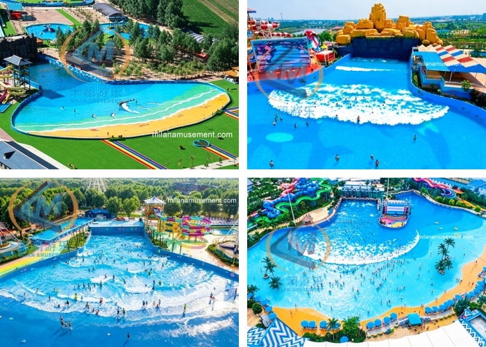 Classic Rainbow Water Slide Combination – Multi-Lane Interactive Slide for Commercial Outdoor Water Parks