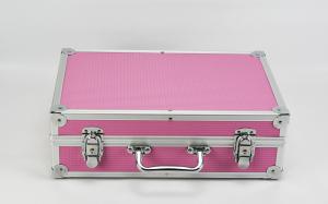 Quality Custom Pink Aluminum Hard Carrying Case For Electronic Cable Tools Size 360 * 240 * 100mm for sale
