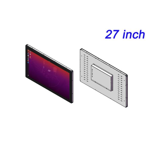 27-Inch Linux Embedded Screen for Large-Scale Retail Displays, Corporate Interfaces, Public Transport Systems, and Security Monitoring