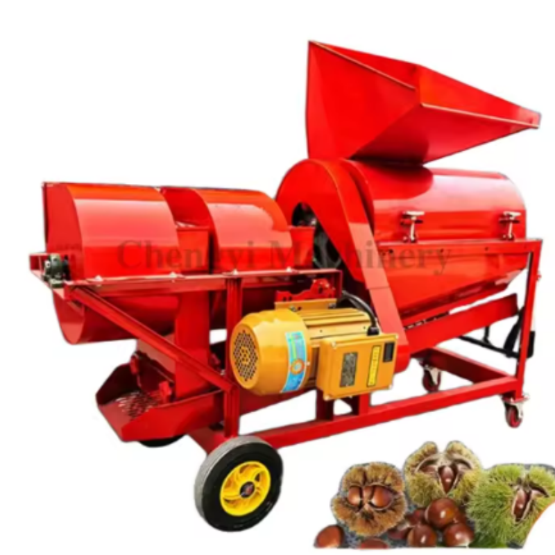 Wear Resistant Chestnut Shelling Machine Nut Cracking Grain Processing Equipment