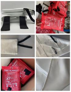 China Fire Blanket for Home and Kitchen, Fiberglass Welding Fire Blanket Fire Curtain Heat Insulation Material on sale