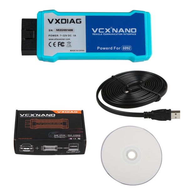 Wifi Version Vxdiag Vcx Nano For GM / Opel Multiple Gds2 Tis2web Diagnostic Programming System