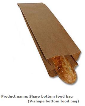 Custom Brown Kraft Paper Bakery Bread Packaging Bags,Brand paper bag machine making paper bag paper bread bag, bagease
