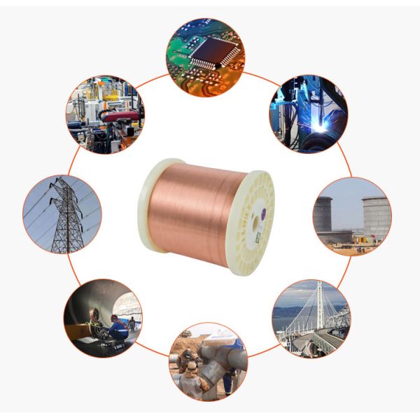 0.8mm CCA Copper Clad Aluminum Wire for Cable Samples Bending Processing