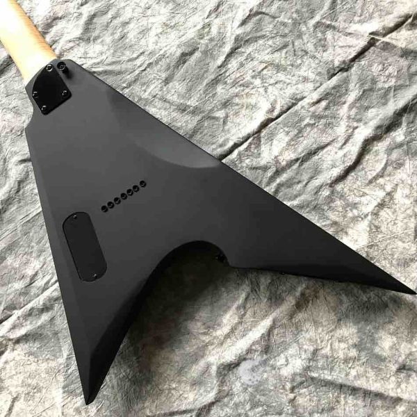 Custom 7 String Flame Cover Flame Neck Maple Binding Fingerboard Edge Side Light Point Electric Guitar