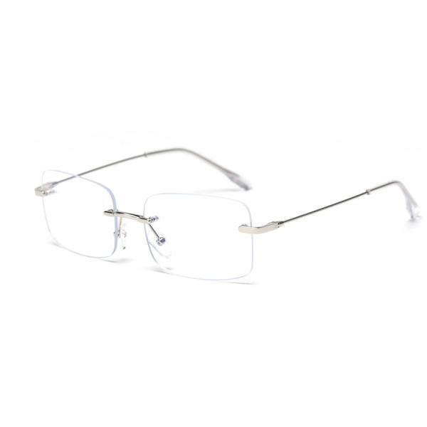 Buy Frameless Rimless Plain Lens Glasses Spectacle Frame Eyeglasses BSCI at wholesale prices