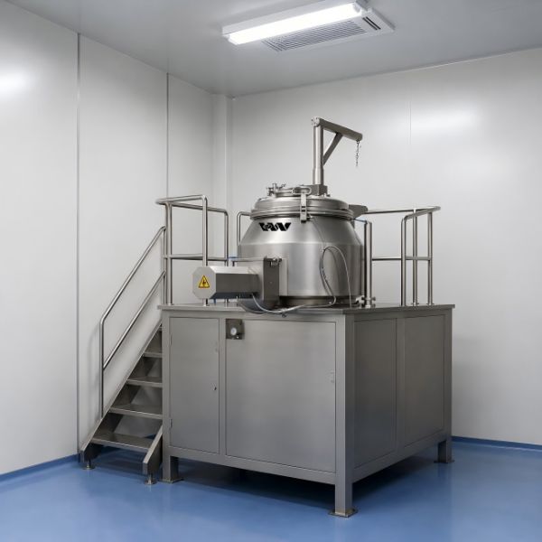Solid Dosage Pharmaceutical Granulation Equipment High Position Wet Mixing