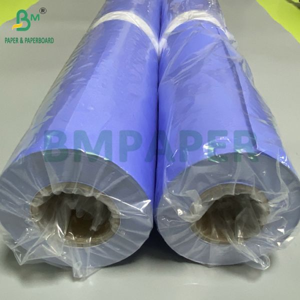 CAD Plotter Rolls One Side Printing Blue Paper A1 Size 24" X 50m 2'' Core CAD Plotter Rolls One Side Printing Blue Paper A1 Size 24" X 50m 2'' Core