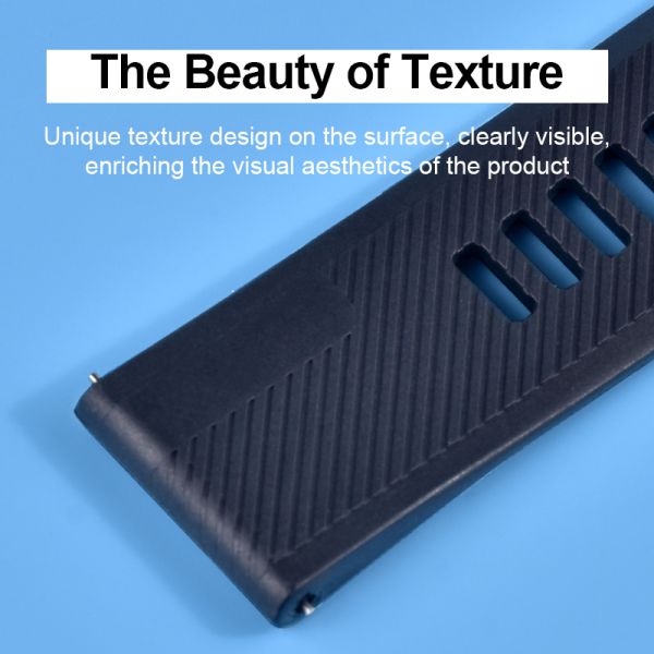Quick Release TPU Rubber Watch Strap Band With Multi Colors