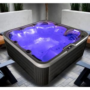 China Outdoor Acrylic Marble White Spa Hot Tub For 6 Person High Durability on sale