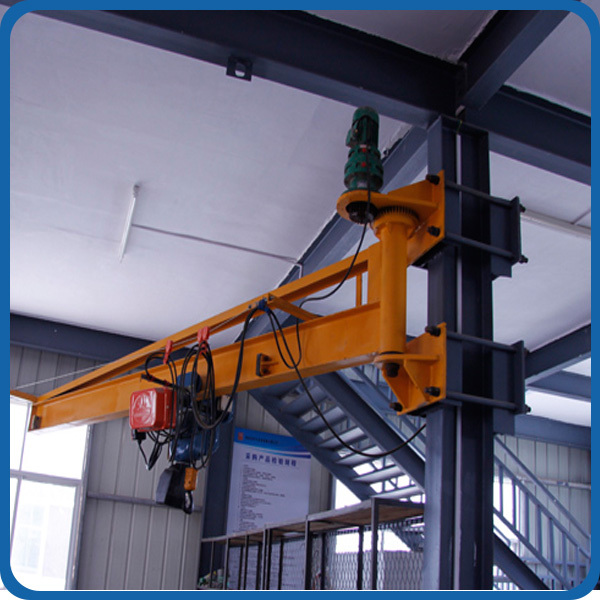 Yuantai 5 ton slewing jib crane fix-column type workstation cranes