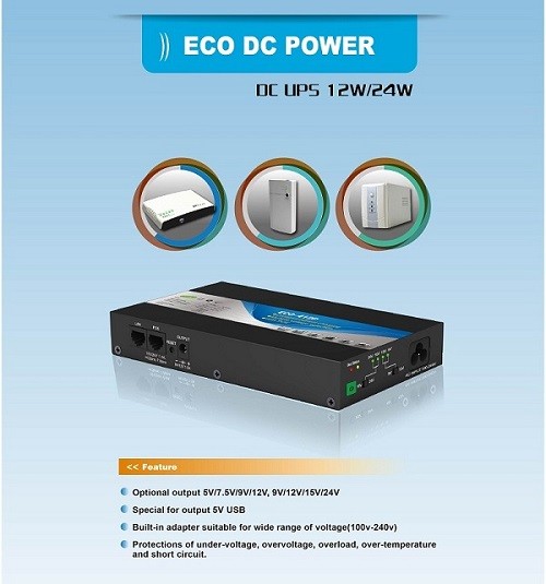POE Sensor 12V 18W 8800mah Lithium Battery DC UPS