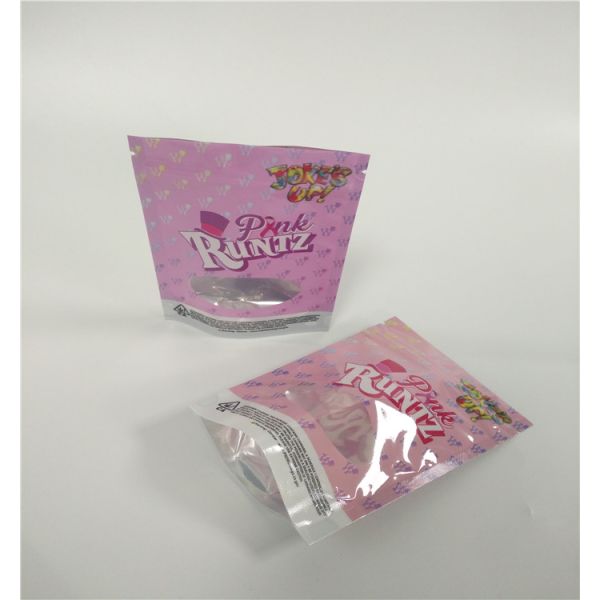 Recyclable Zip Lock Plastic Herbal Incense Packaging Doypack Zipper Pouch Custom Printed Logo