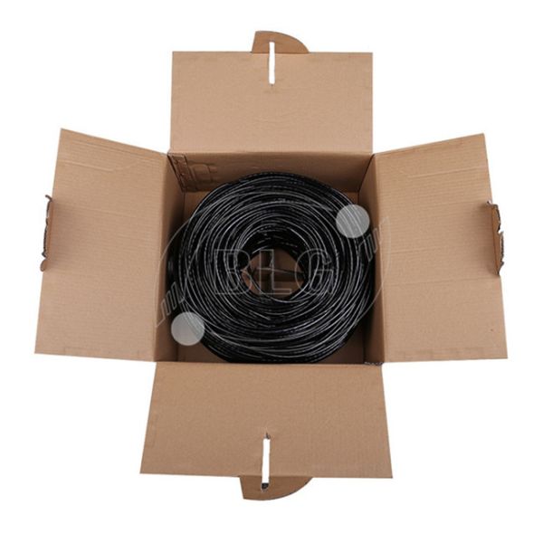 Outdoor Cat5e Lan Cable , Computer Cat5e Network Ethernet Cable UTP With Oil 1000FT