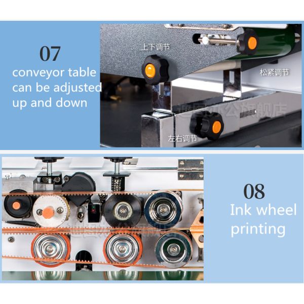 Continuous Vacuum Sealing Machine With Nitrogen Gas Filling Flush Sealing For Medical