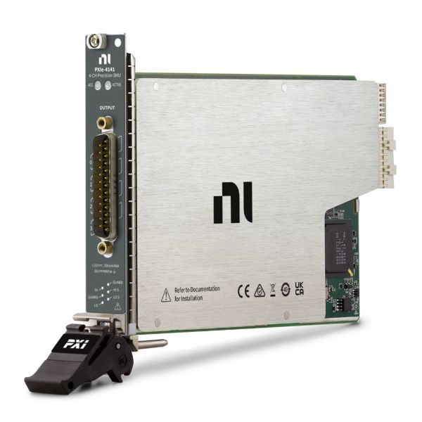 Customized National Instruments PXIe-4141 Precision PXI Source Measure Unit with 4 SMU Channels 10 pA Current Sensitivity and 30-minute Warm-up Time