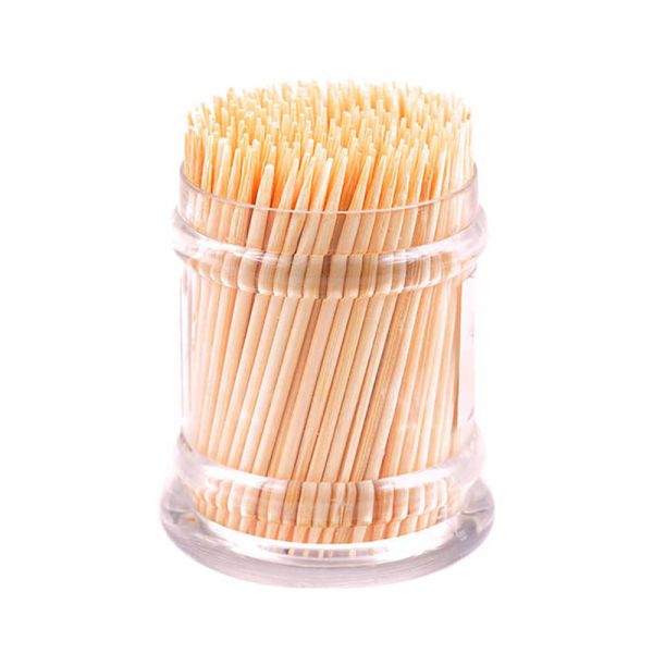 Customizable Thin Bamboo Toothpicks Disposable Eco Friendly Toothpicks