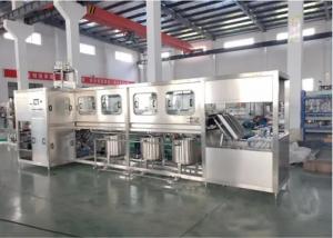 Quality Steel Water Filling Machines , Mineral Water Bottling Plant 12 Months Warranty for sale
