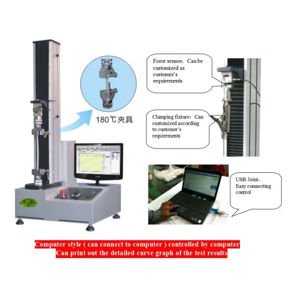 Double Column Tabletop 10kn To 20kn 30kn Universal Tensile Testing Equipment Machine For Steel