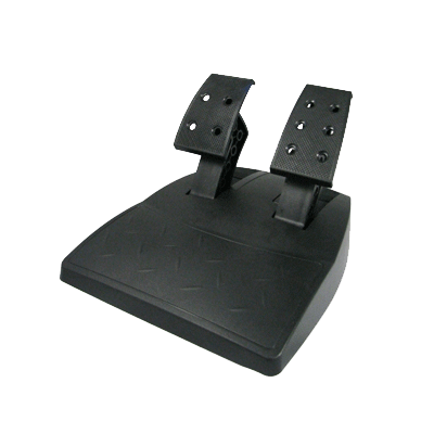 Black / White Vibration Driving Game Steering Wheel For PC / X-Input / P2 / P3