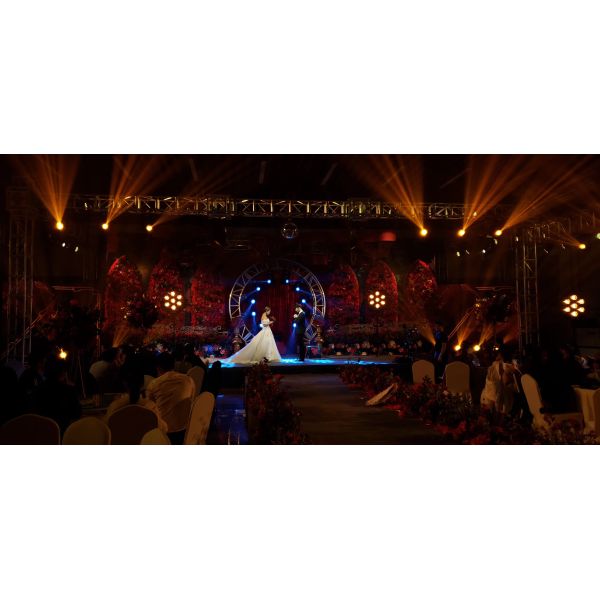 Stage Backdrop Flash Strobe Wheel 2100W LED Effect Light