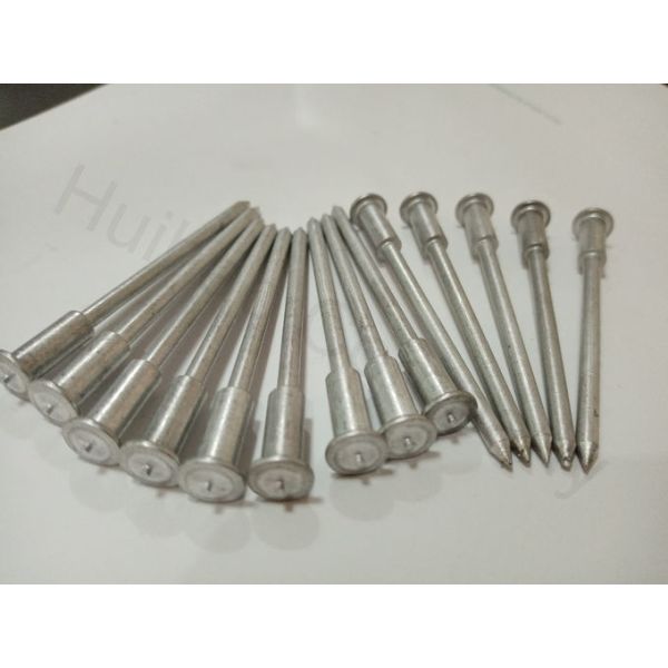 Flat Head Flanged Capacitor Discharge (CD) Stud Welder Studs, No Thread